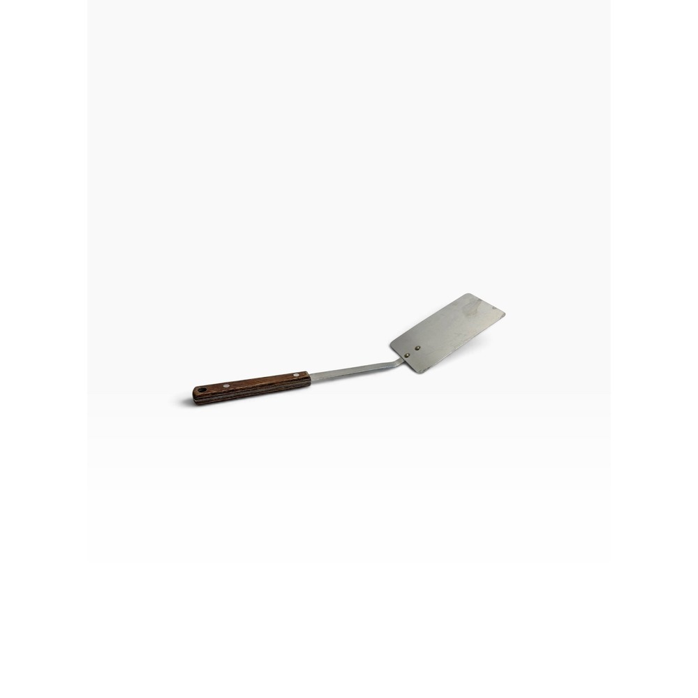 Royal Spatula 12" Brown Wood Handle Stainless Steel Japan Offset